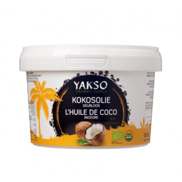 Kokosolie geurloos & bio merk Yakso