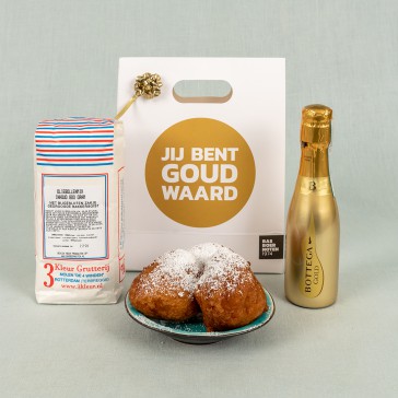 Goud waard pakket oliebollen