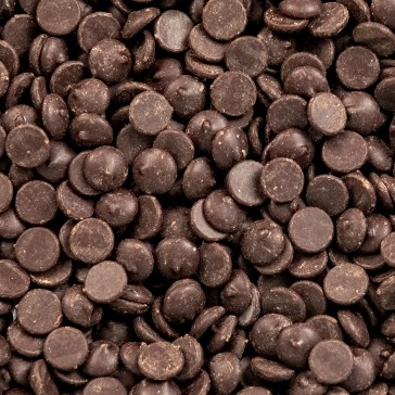 Vegan chocolade druppels puur