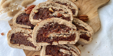 Cinnamon rolls koekjes met pecannoten
