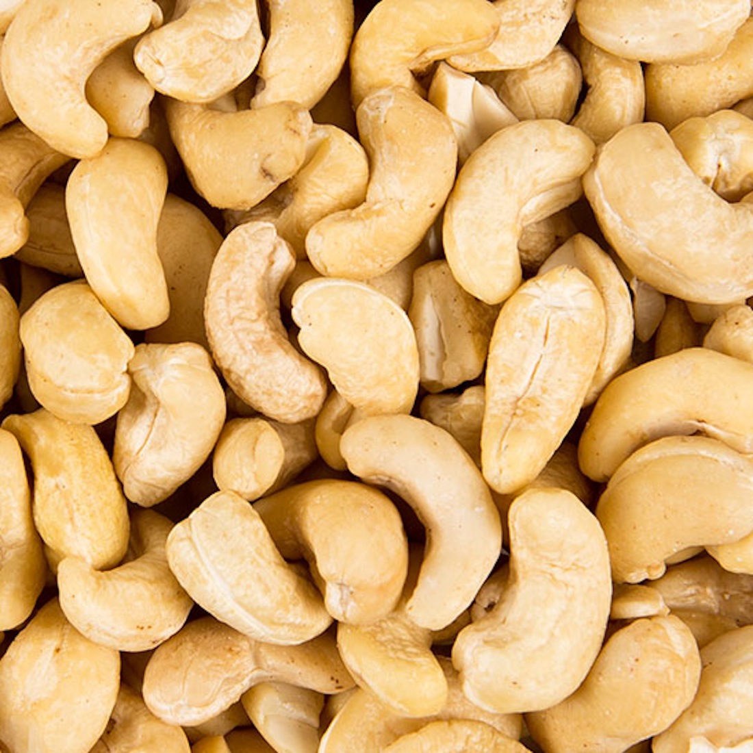 Cashewnoten ongebrand